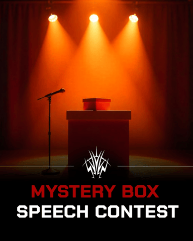 Poster of Mystery Box Speech Contest
