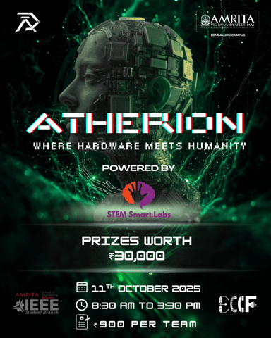 Poster of Atherion-The Hardware Hackathon